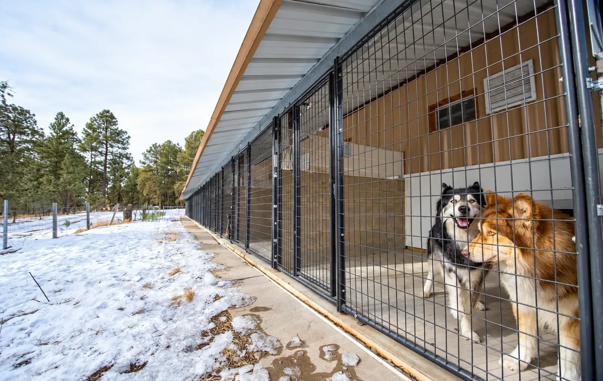 Boarding Kennel Exterior at Pinnacle K9.